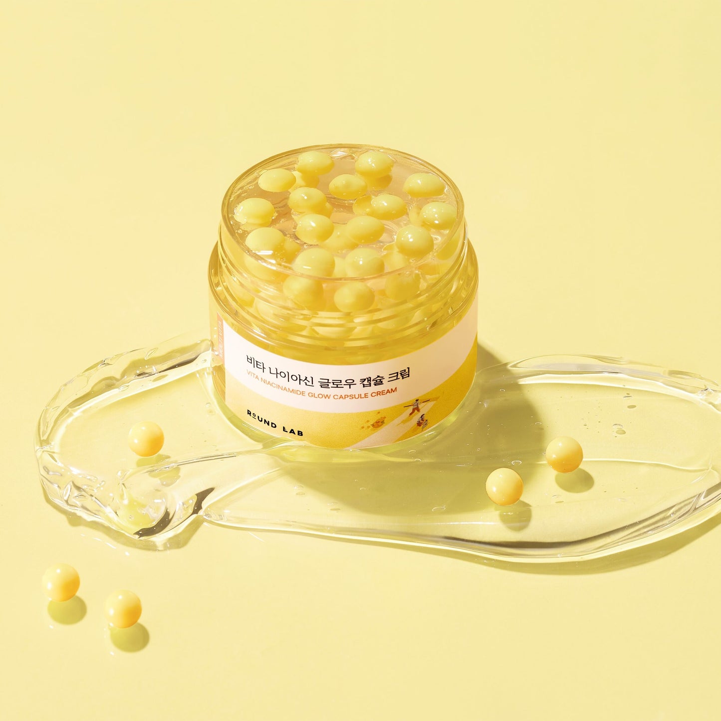 Освітлювальний крем з капсулами ROUND LAB Vita Niacinamide Glow Capsule Cream, 50 ml