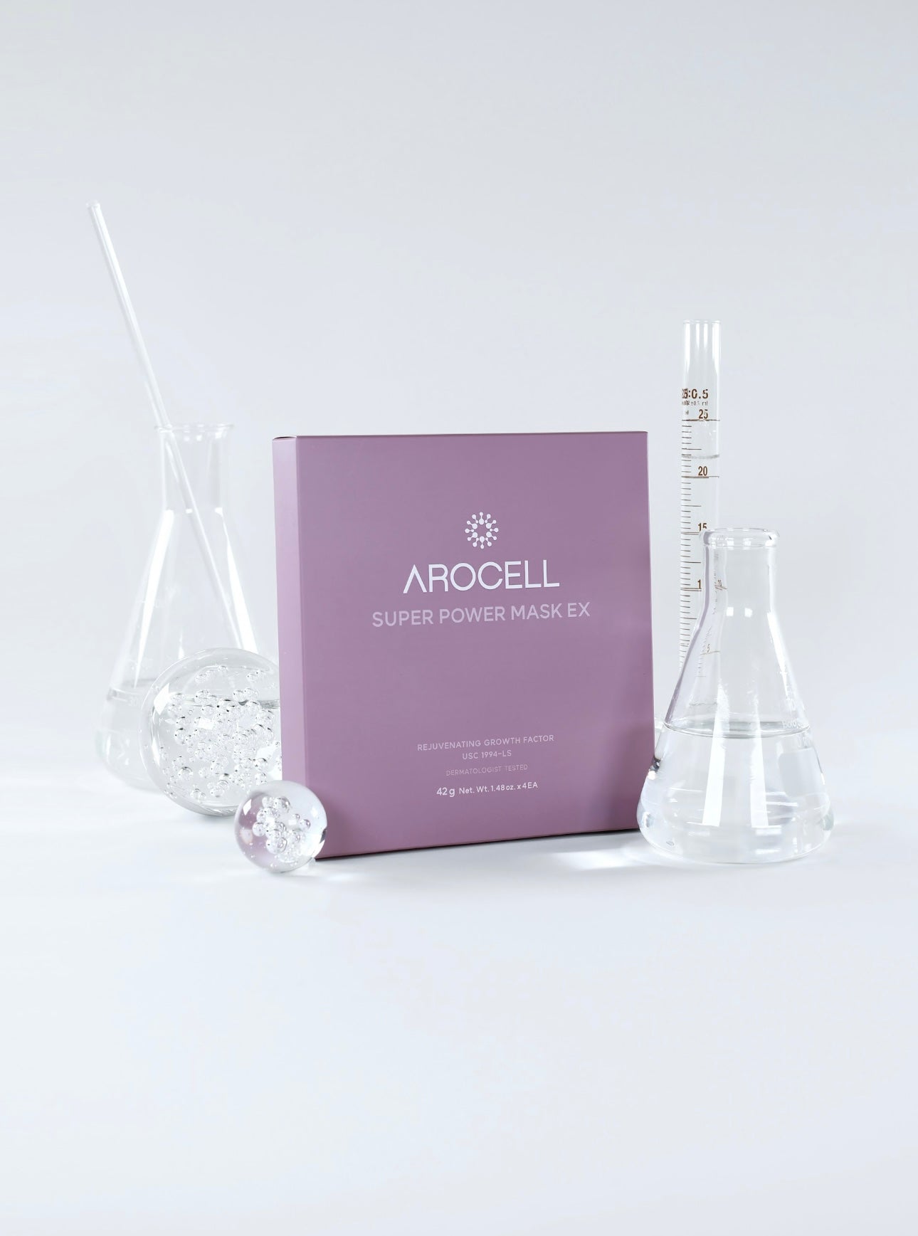 Гідрогелева маска з колагеном та 10 видами гіалуронової кислоти Arocell Super Power Mask EX, 42 g