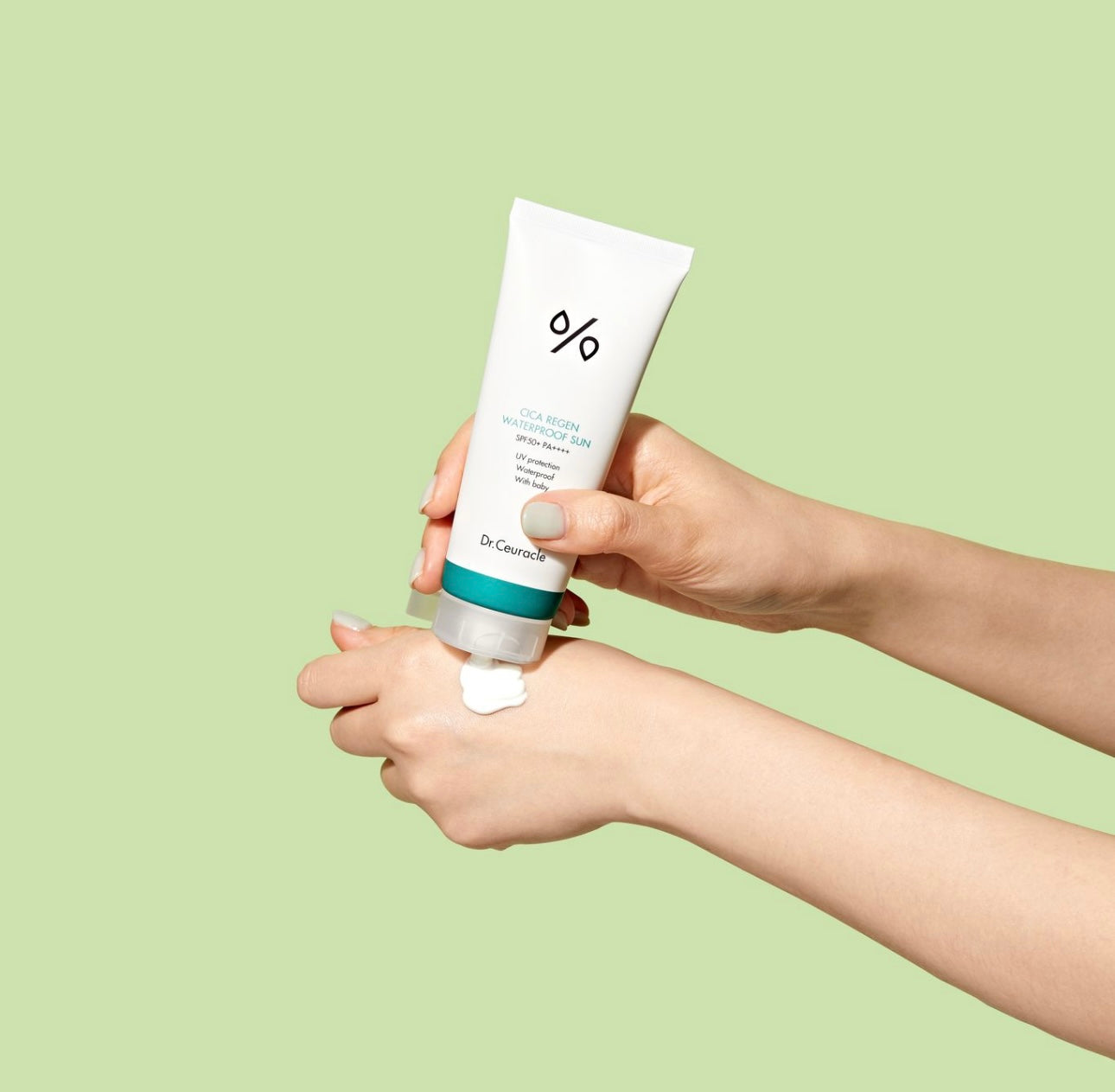 Сонцезахисний крем з центелою азіатською Dr.Ceuracle Cica Regen Waterproof Sun SPF50+ PA++++