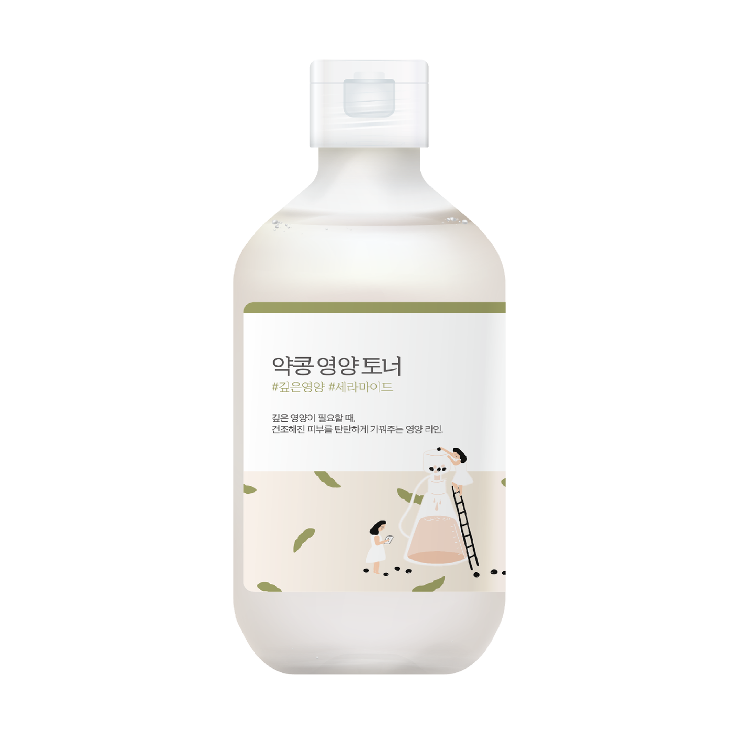 Поживний тонер з екстрактом чорних соєвих бобів ROUND LAB Soybean Nourishing Toner, 300 ml