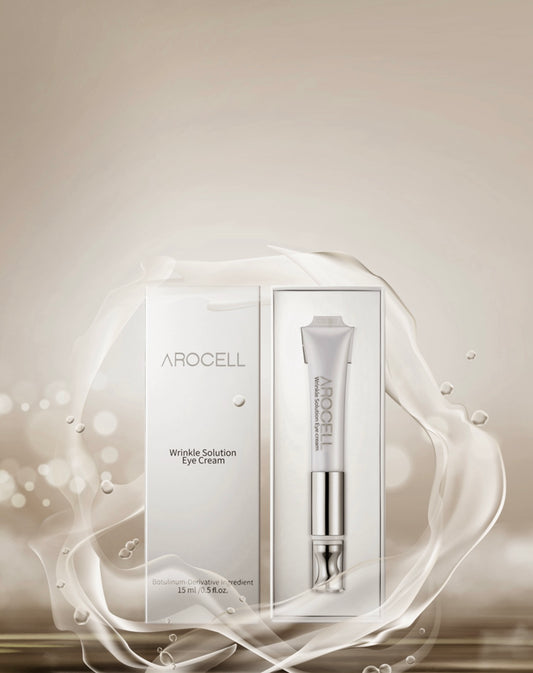 Крем для омолодження шкіри навколо очей з ботулінічним поліпептидом та гальванічним підсилювачем-аплікатором Arocell, 15 ml