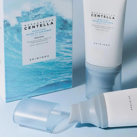 Сонцезахисний крем-серум SKIN1004 Madagascar Centella Hyalu-Cica Water-Fit Sun Serum SPF50+ PA++++ 50 ml
