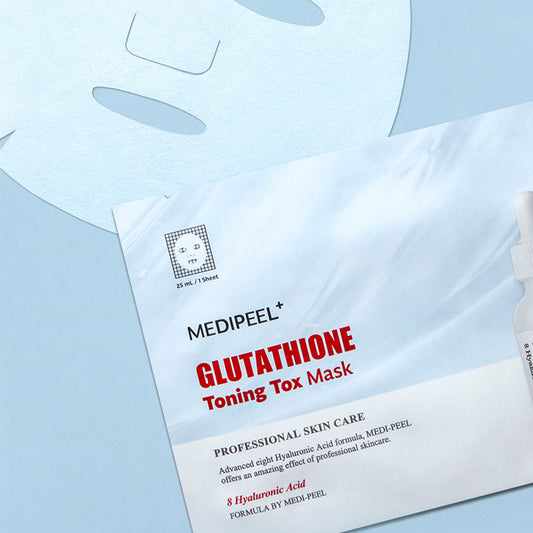 Тканинна маска освітлювальна для обличчя Medi-Peel Glutathione Toning Tox Mask, 25ml