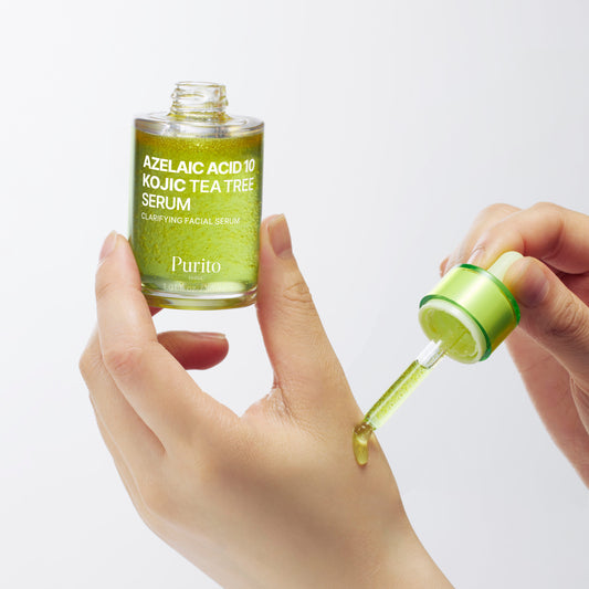 Сироватка проти акне з чайним деревом, азелаїновою та коєвою кислотами Purito Seoul Azelaic Acid 10 Kojic Tea Tree Serum, 30 ml