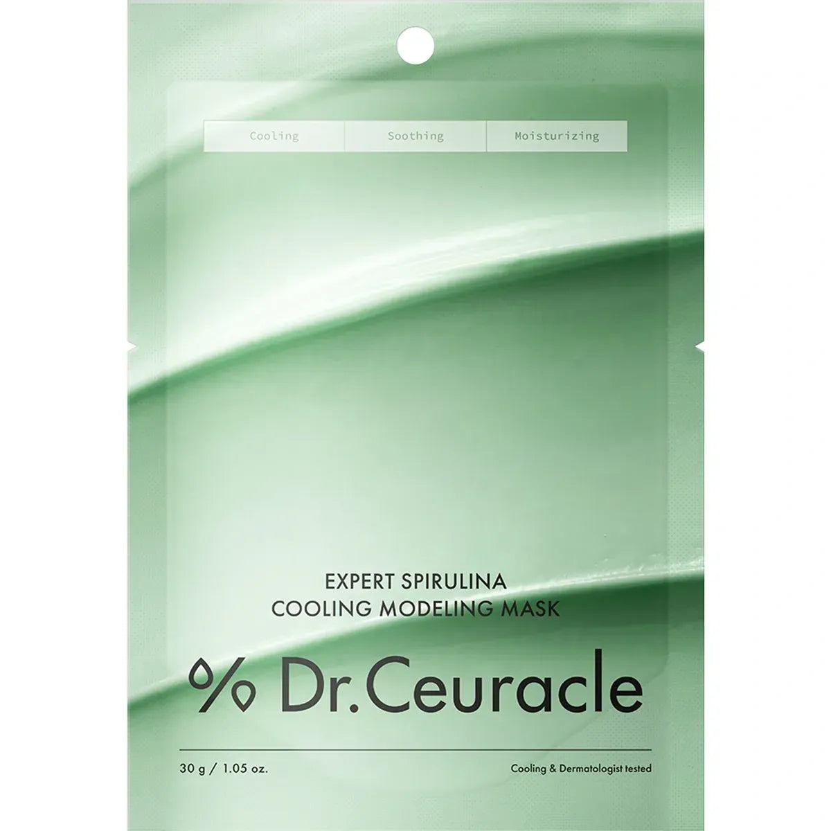 Альгінатна маска зі спіруліною проти набряків Dr.Ceuracle Expert Spirulina Modeling Mask, 30 g