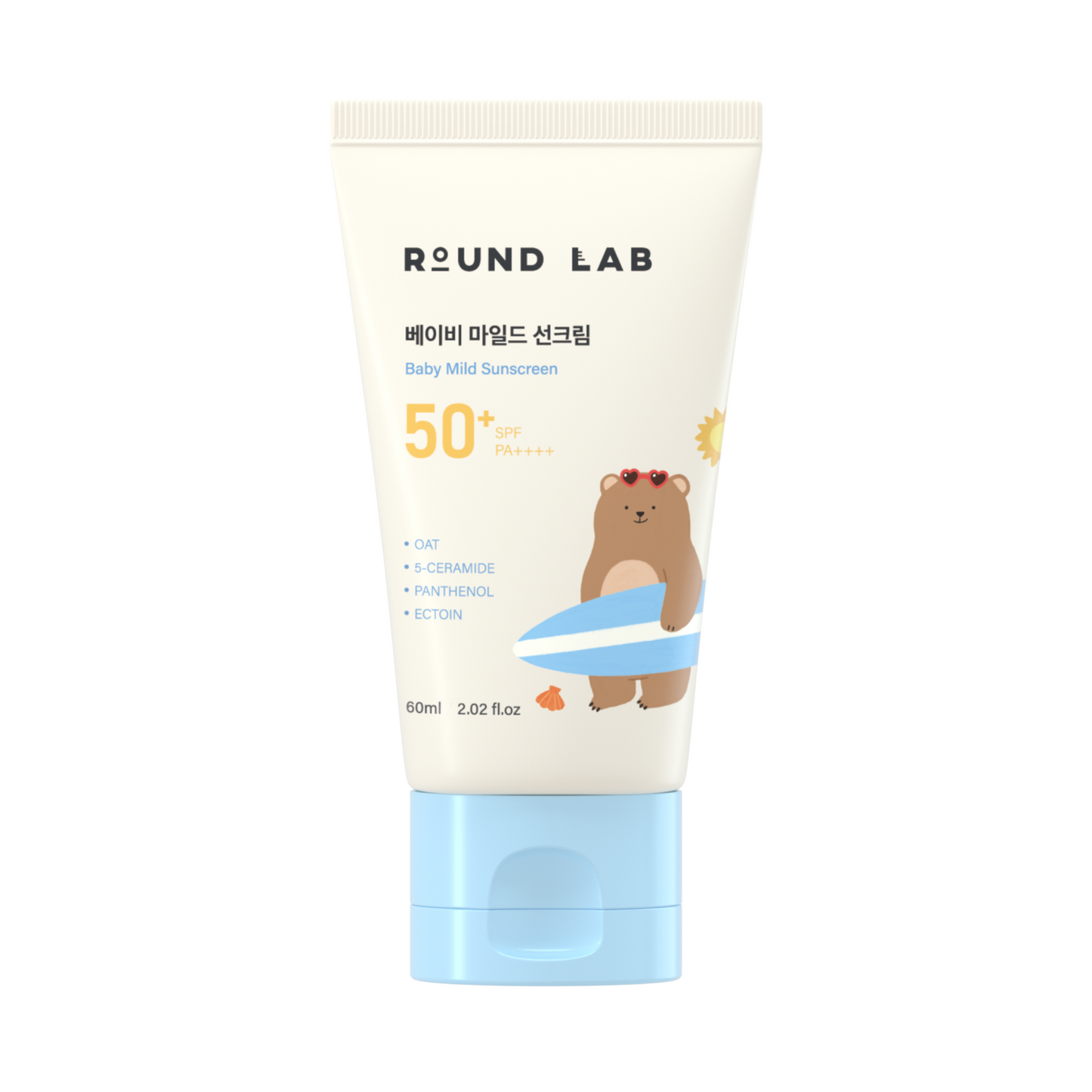 Дитячий сонцезахисний крем ROUND LAB Baby Mild Sunscreen, 60 ml