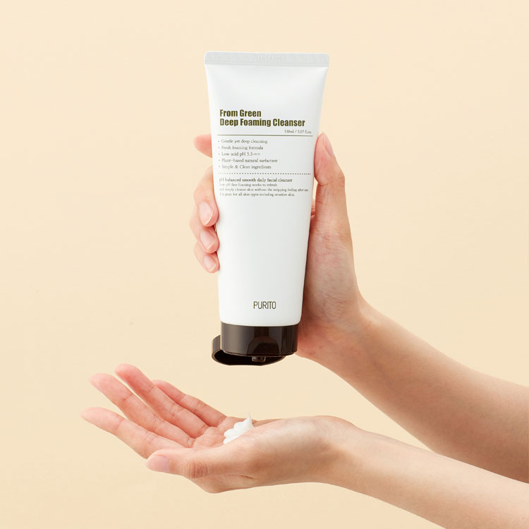 Пінка для очищення шкіри Purito Seoul From Green Deep Foaming Cleanser, 150 ml