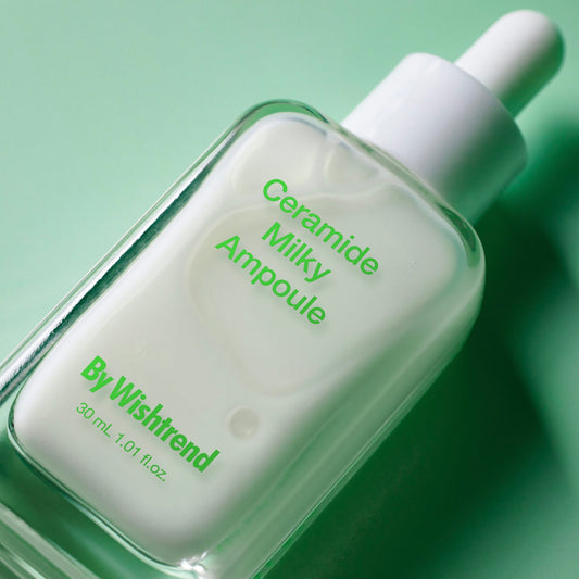 Відновлювальна заспокійлива ампула для обличчя BY WISHTREND Ceramide Milky Ampoule, 30 ml