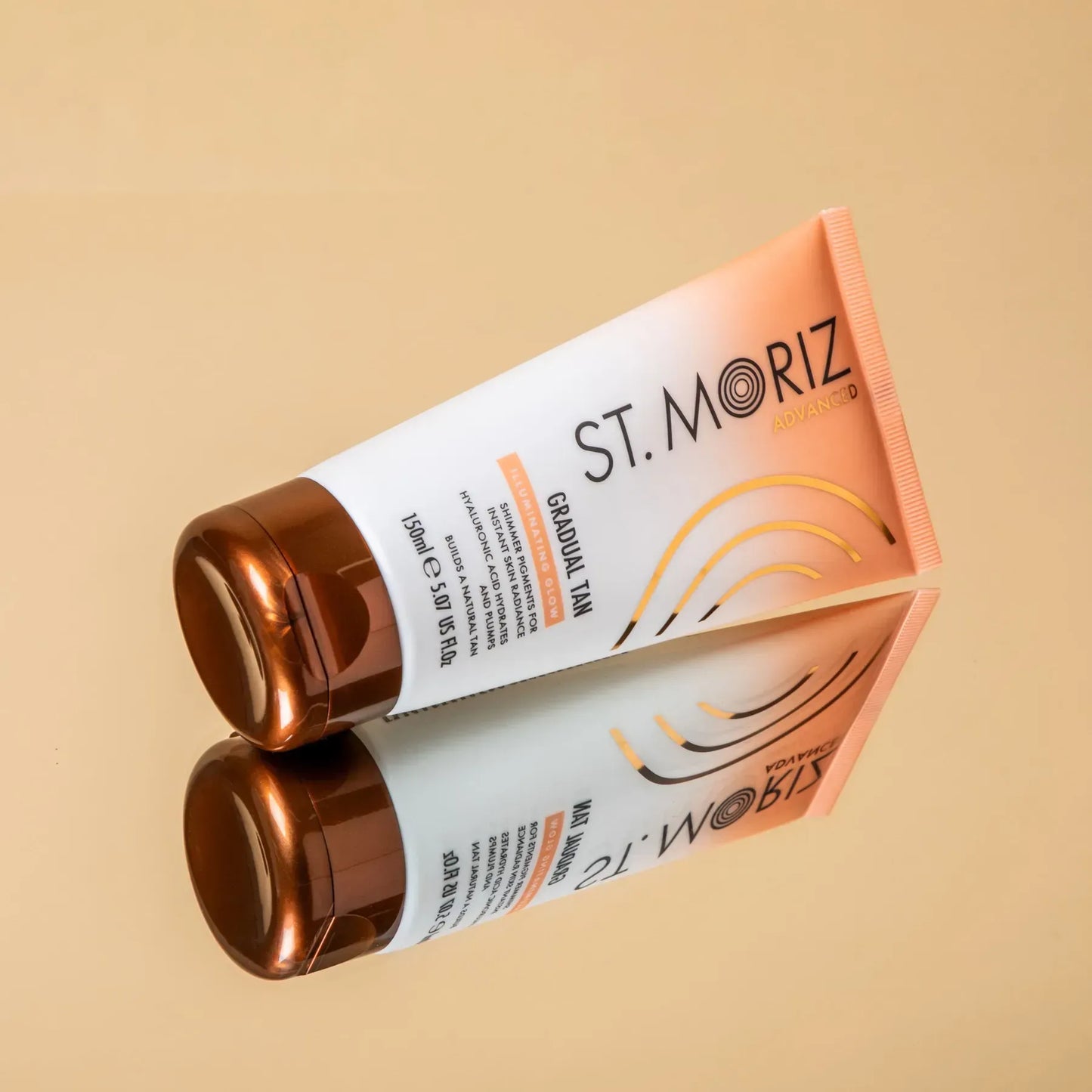 Лосьйон для поступового прояву автозасмаги з шимером St.Moriz Advanced Illuminating Gradual Tan Lotion, 150ml