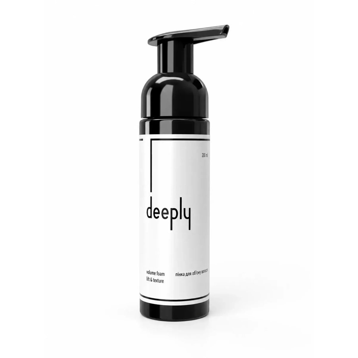 Пінка для об'єму волосся Deeply volume foam lift & texture, 200 ml