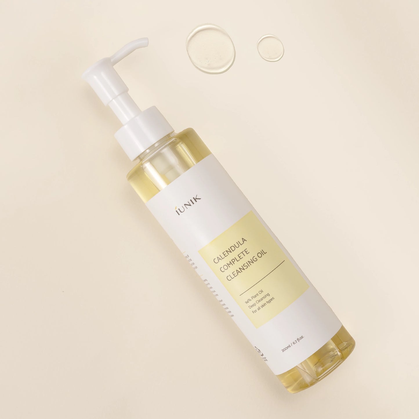 Гідрофільна олія для обличчя iUNIK Calendula Complete Cleansing Oil, 200 ml