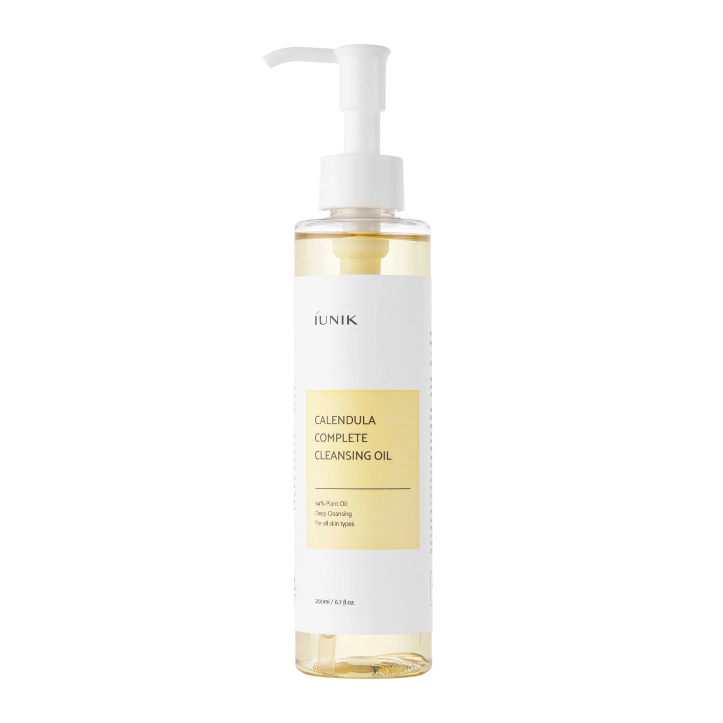 Гідрофільна олія для обличчя iUNIK Calendula Complete Cleansing Oil, 200 ml