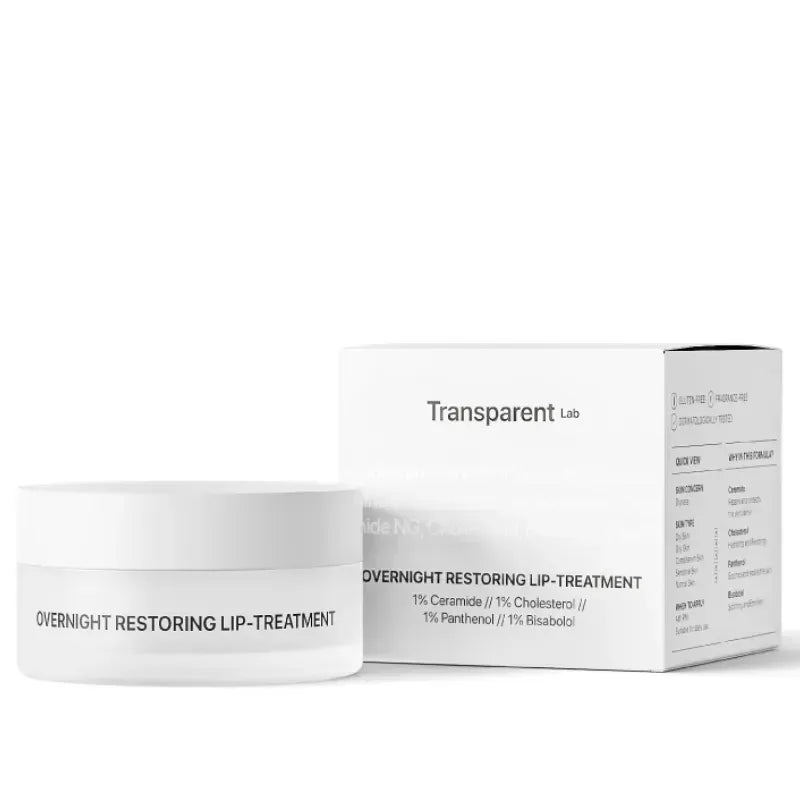 Відновлювальний бальзам для губ Transparent-Lab Overnight Restoring Lip-Treatment, 15 ml