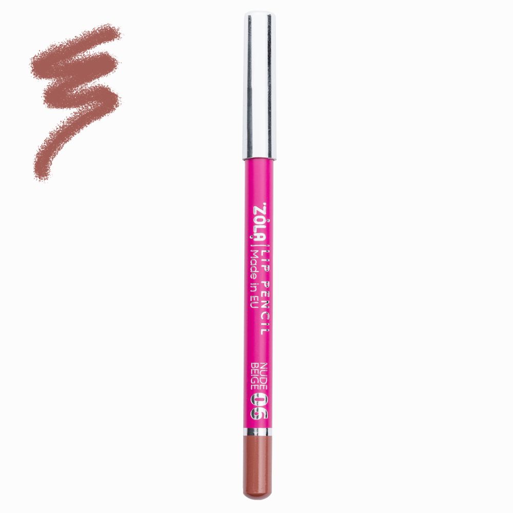 Олівець для губ ZOLA Lip Pencil 06 Nude Beige