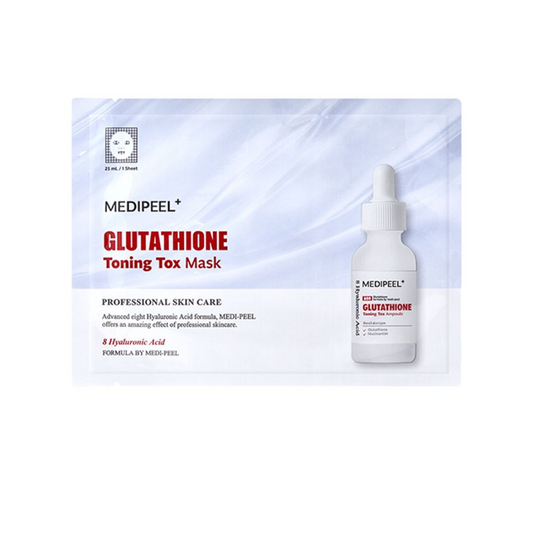 Тканинна маска освітлювальна для обличчя Medi-Peel Glutathione Toning Tox Mask, 25ml