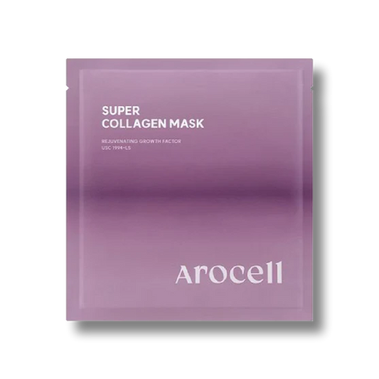 Гідрогелева маска з колагеном та 10 видами гіалуронової кислоти Arocell Super Power Mask EX, 42 g