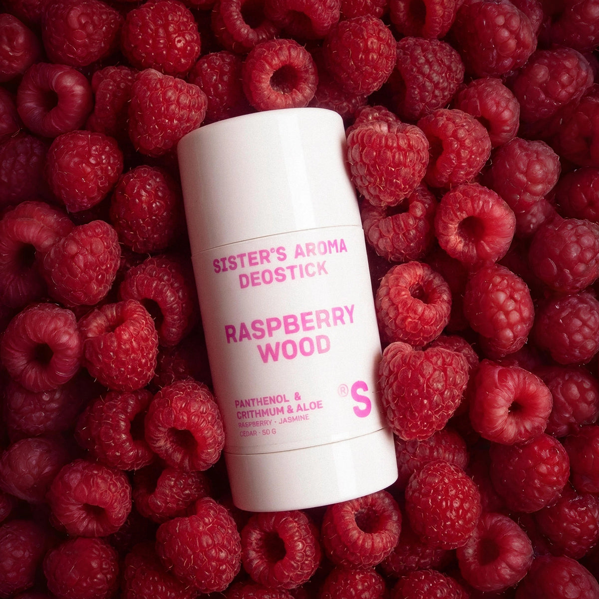 Твердий дезодорант Sister`s Aroma Малина та Деревина, 50 g