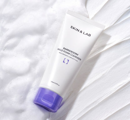 М’яка пінка для очищення шкіри SKIN&LAB Barrierderm Mild Foam Cleanser