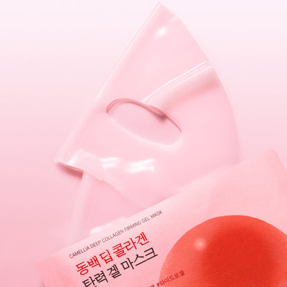 Гелева маска з колагеном ROUND LAB Camellia Deep Collagen Firming Gel Mask, 34 ml