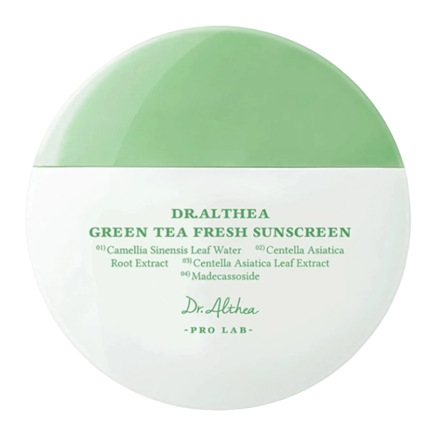 Сонцезахисний крем з екстрактом зеленого чаю Dr.Althea Green Tea Fresh Sunscreen, 45 ml