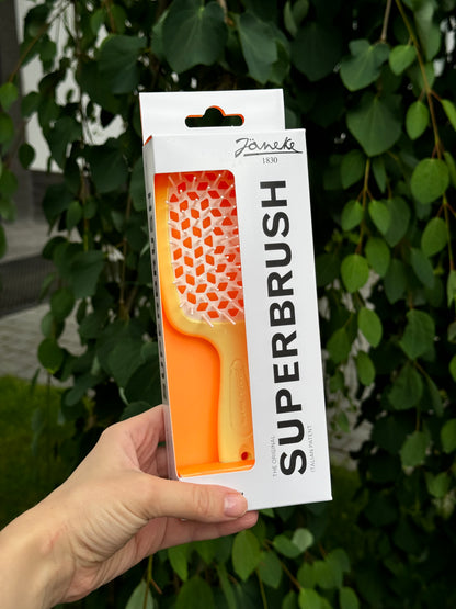 Щітка для волосся Janeke Superbrush The Original Italian Patent Yellow+White