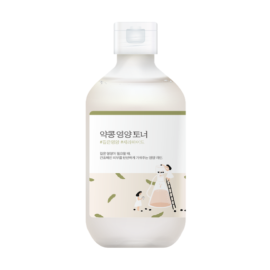 Поживний тонер з екстрактом чорних соєвих бобів ROUND LAB Soybean Nourishing Toner, 300 ml
