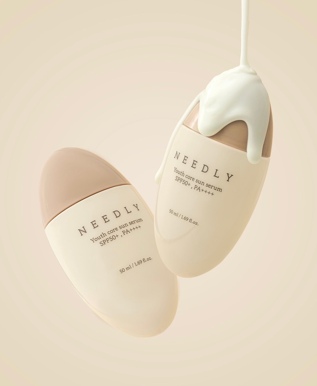 Сонцезахисна крем-сироватка потрійної дії Needly Youth Core Sun Serum SPF 50+ PA++++ 50 ml