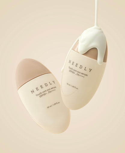 Сонцезахисна крем-сироватка потрійної дії Needly Youth Core Sun Serum SPF 50+ PA++++ 50 ml
