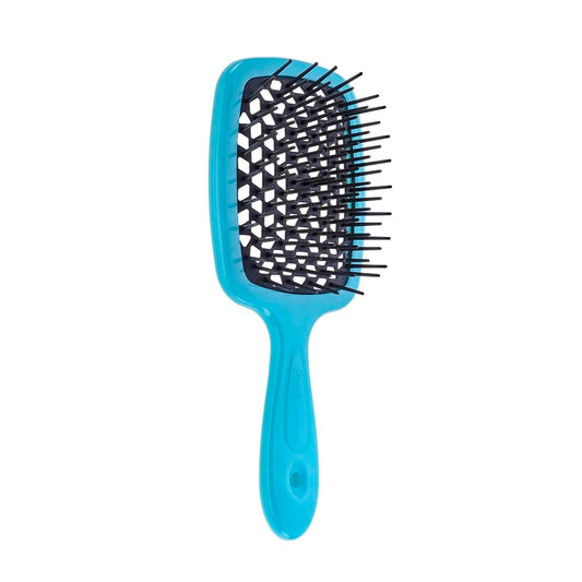 Щітка для волосся Janeke Superbrush The Original Italian Patent Turquoise+Black