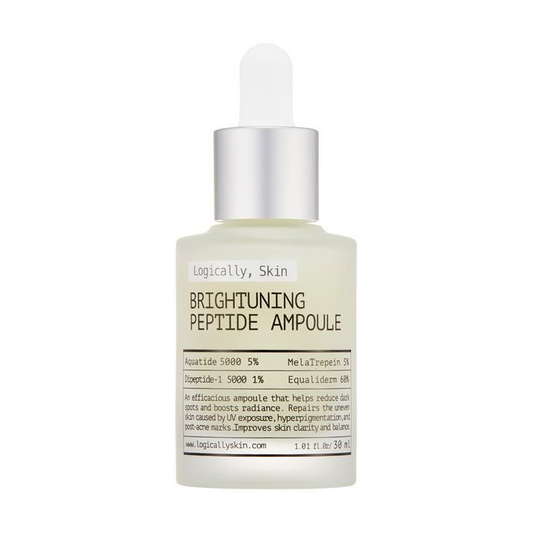 Пептидна сироватка проти пігментних плям та нерівного тону Logically, Skin Brightuning Peptide Ampoule, 30 ml