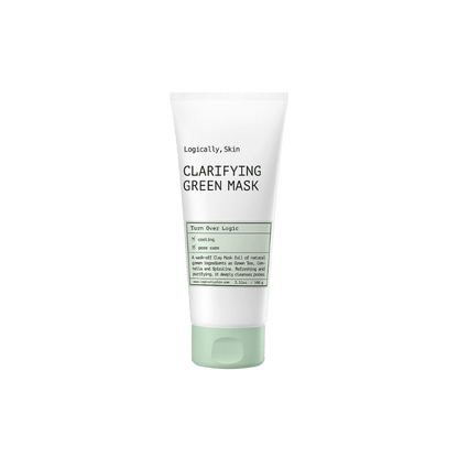 Очищувальна маска з глиною та спіруліною Logically, Skin Clarifying Green Mask, 100 g
