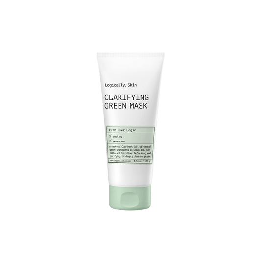 Очищувальна маска з глиною та спіруліною Logically, Skin Clarifying Green Mask, 100 g