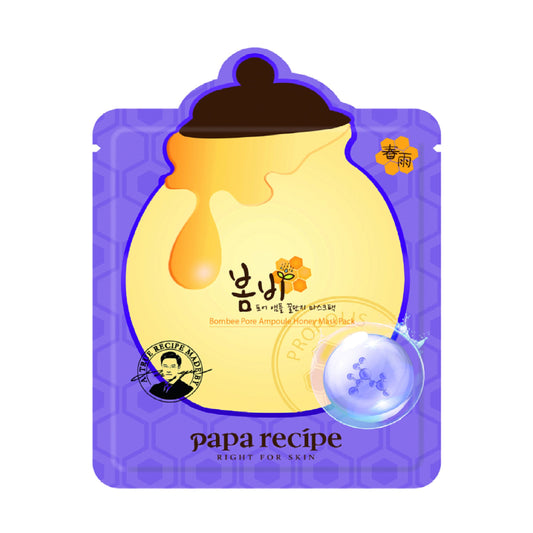 Тканинна маска для зменшення пор з екстрактом меду BOMBEE PORE AMPOULE HONEY MASK, 25 g