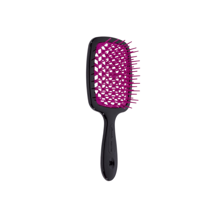 Щітка для волосся Janeke Superbrush The Original Italian Patent Black + Pink