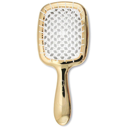 Щітка для волосся Janeke Superbrush The Original Italian Patent Gold+White