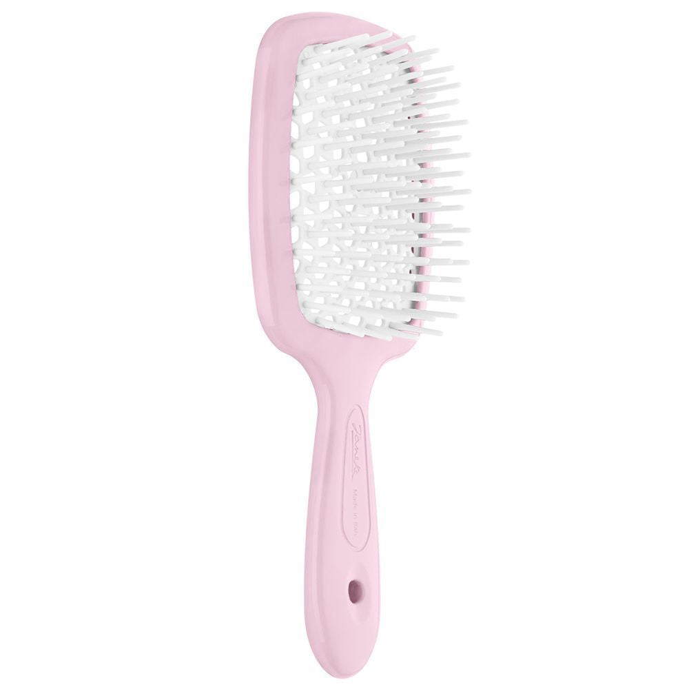 Щітка для волосся Janeke Small Superbrush The Original Italian Patent Pink+White