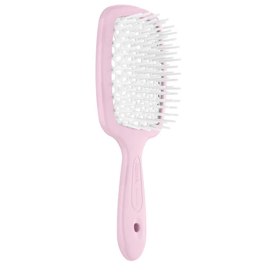 Щітка для волосся Janeke Small Superbrush The Original Italian Patent Pink+White