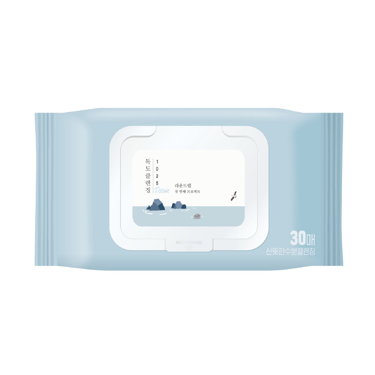 Очищувальні серветки з морською водою ROUND LAB 1025 Dokdo Cleansing Tissue 30 шт