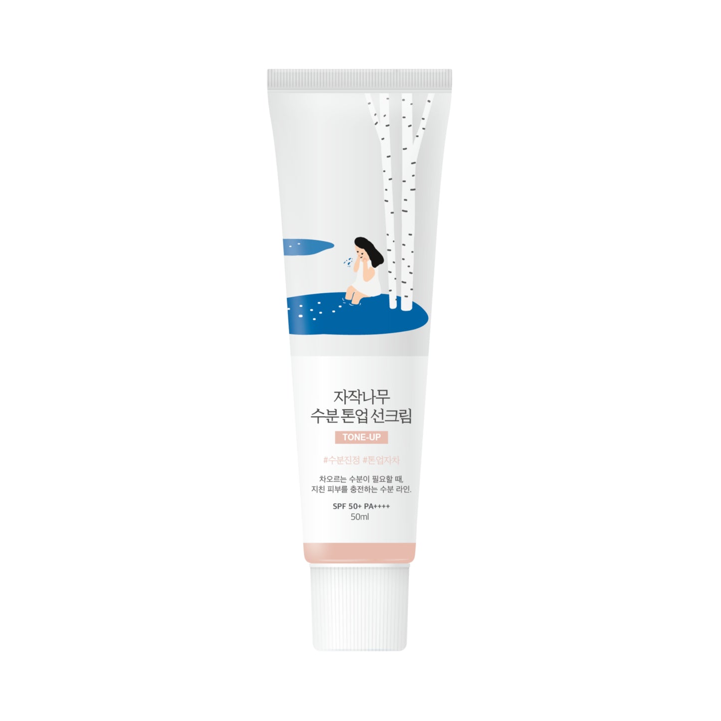 Тонувальний сонцезахисний крем з березовим соком ROUND LAB Birch Juice Moisturizing Tone Up Sunscreen 50 ml