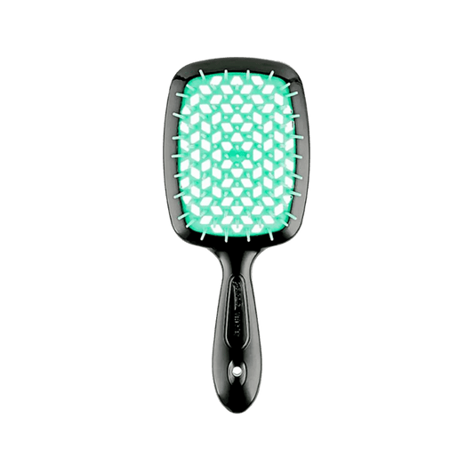 Щітка для волосся Janeke Superbrush The Original Italian Patent Black And Mint