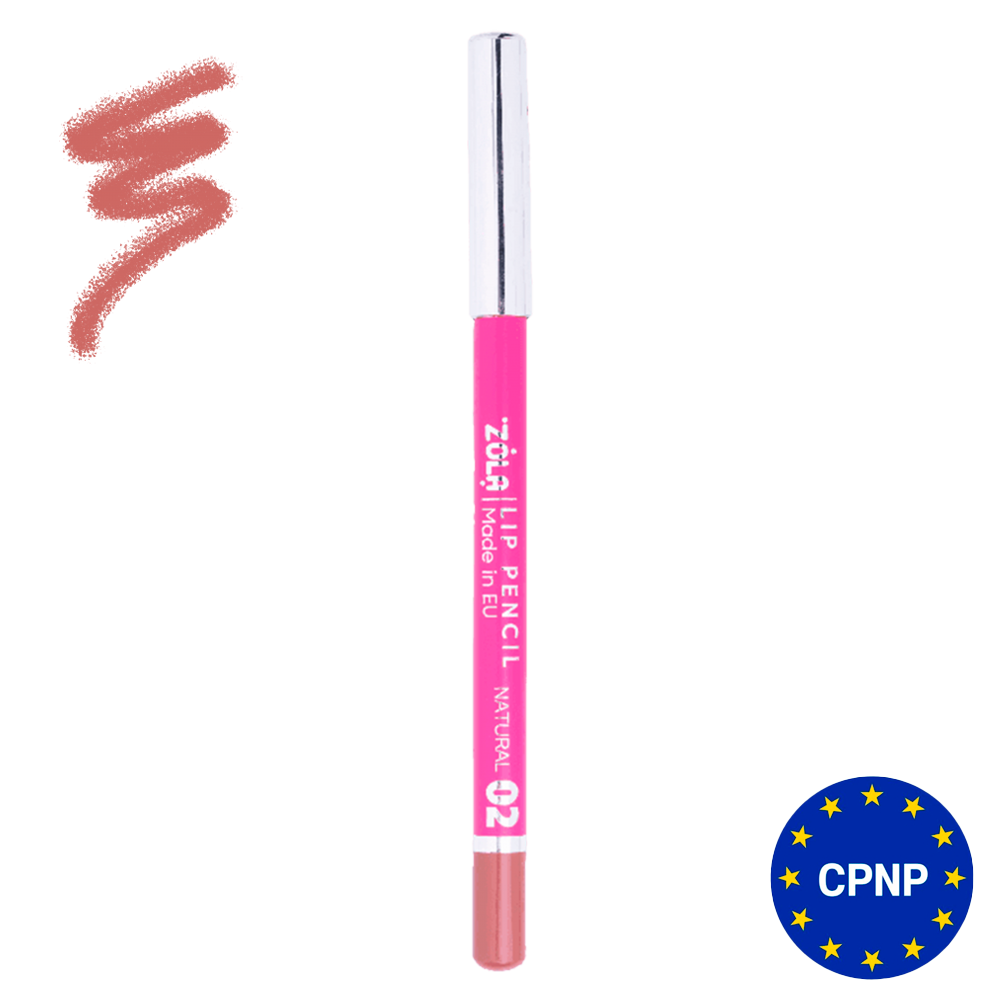 Олівець для губ ZOLA Lip Pencil 02 Natural