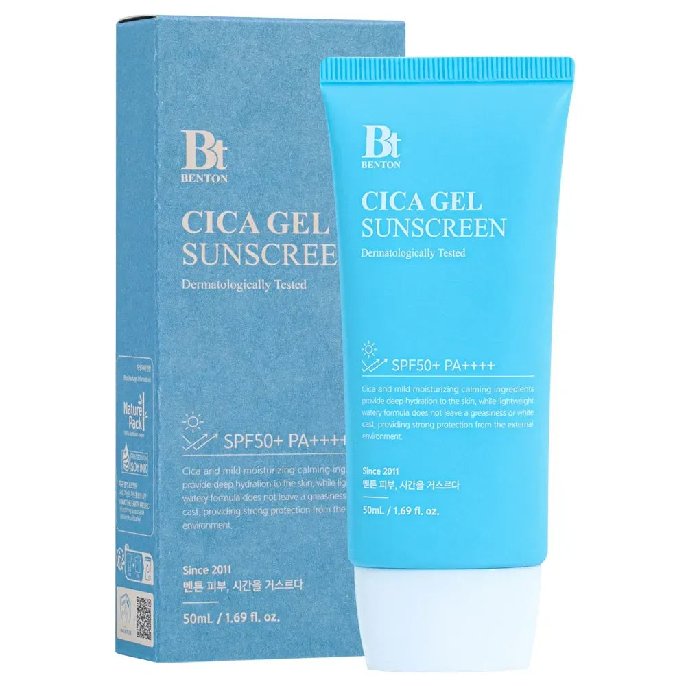 Зволожувальна сонцезахисна крем-сироватка з центелою Benton CICA Gel Sunscreen Serum SPF50+/ PA++++ 50 ml