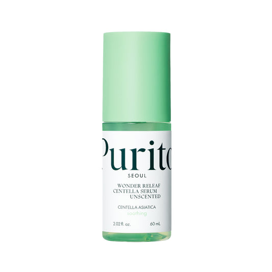 Заспокійлива сироватка з центелою без ефірних олій Purito Seoul Wonder Releaf Centella Serum Unscented, 60 ml