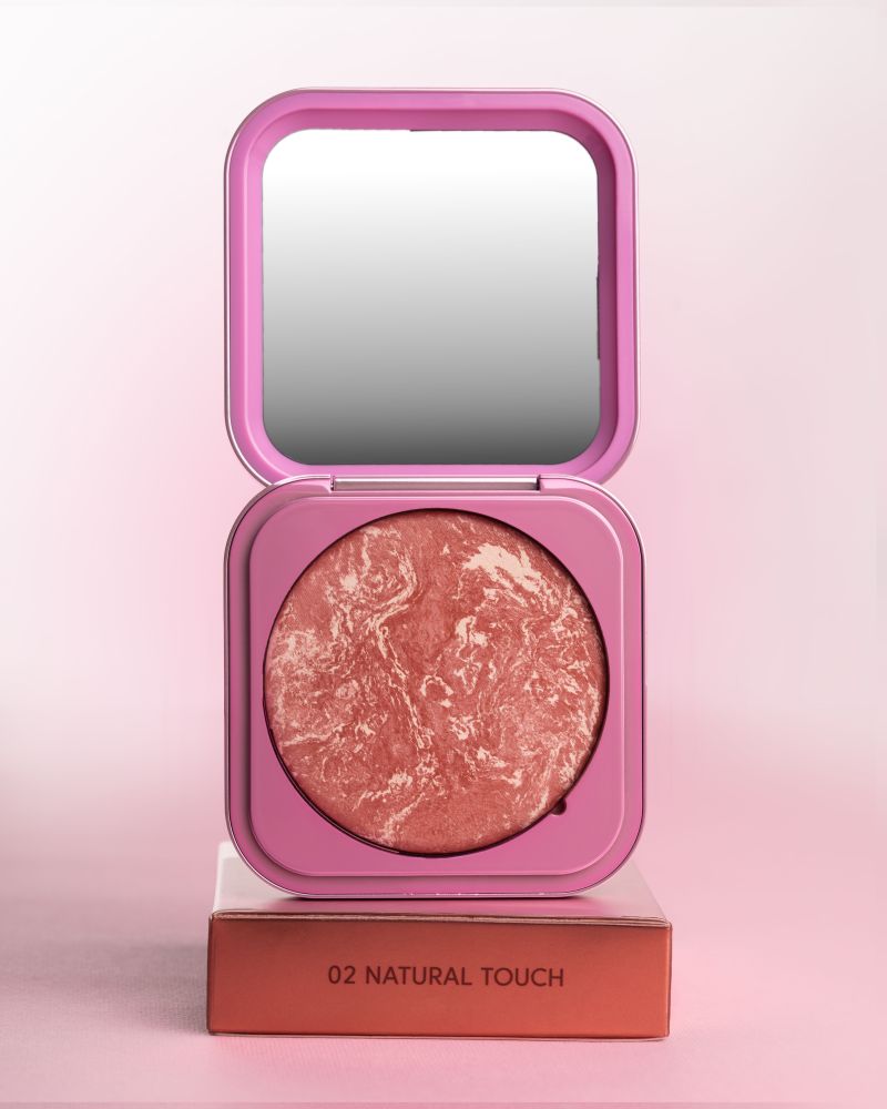 Рум’яна ZOLA Velvet Blush Glow 02 Природний дотик Natural Touch