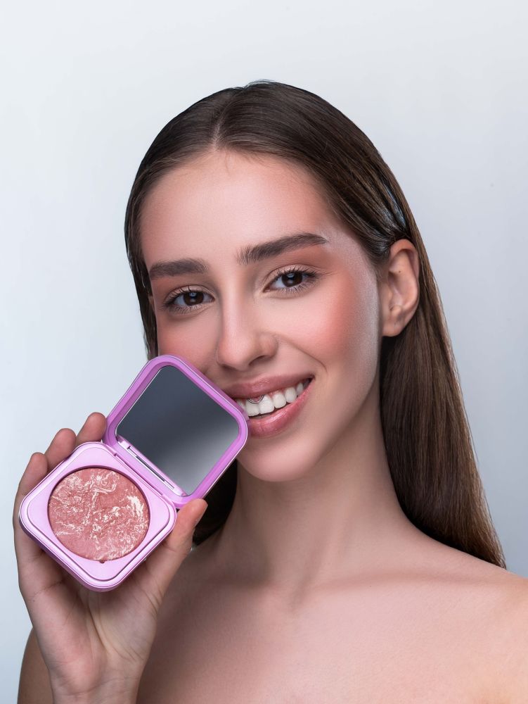 Рум’яна ZOLA Velvet Blush Glow 02 Природний дотик Natural Touch