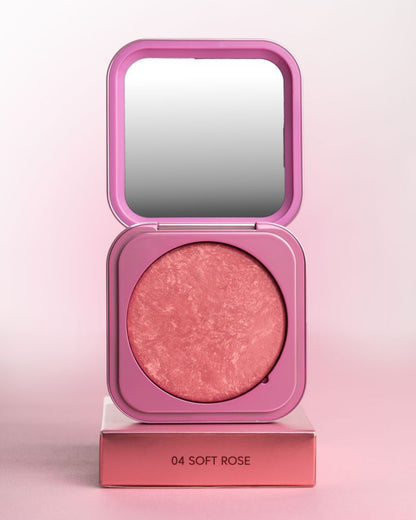 Рум’яна ZOLA Velvet Blush Glow 04 Ніжна троянда Soft Rose