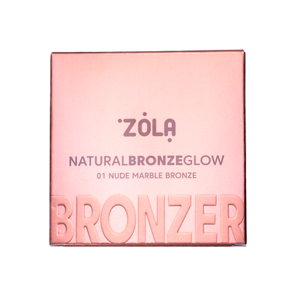 Бронзер ZOLA Natural Bronze Glow 01 Ніжна мармурова бронза Nude Marble Bronze