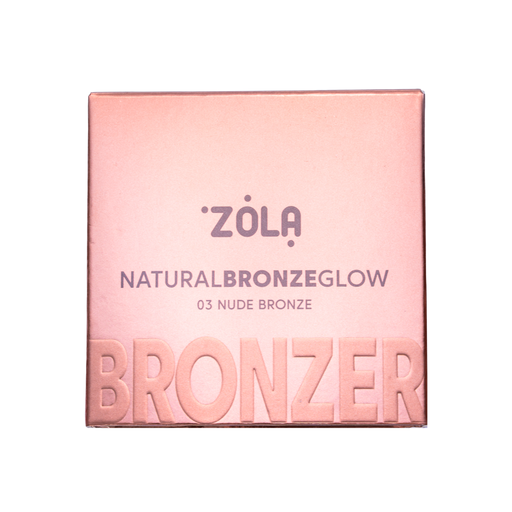 Бронзер ZOLA Natural Bronze Glow 03 Нюдова бронза Nude Bronze