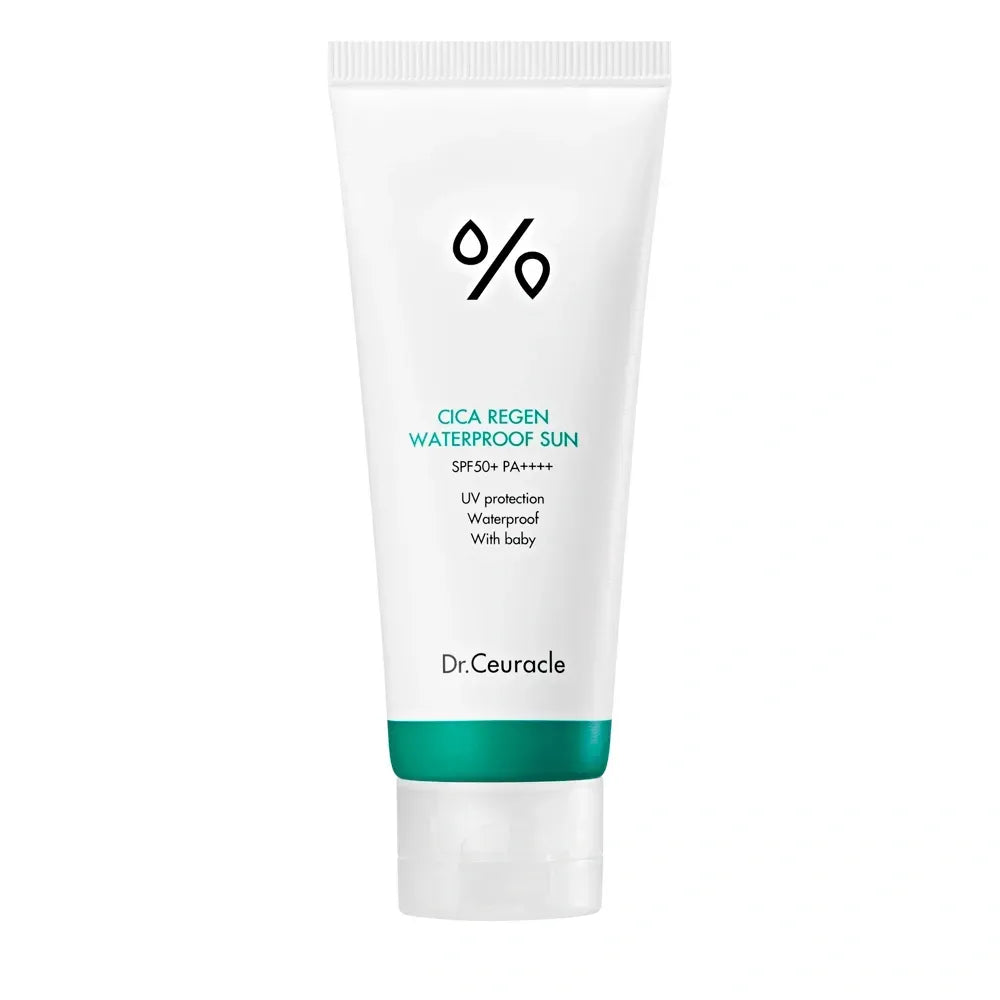 Сонцезахисний крем з центелою азіатською Dr.Ceuracle Cica Regen Waterproof Sun SPF50+ PA++++