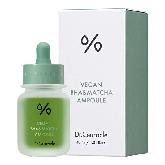 Ампульна сироватка з BHA кислотою та екстрактом чаю матчa Dr.Ceuracle Vegan BHA&Matcha Ampoule, 30 ml